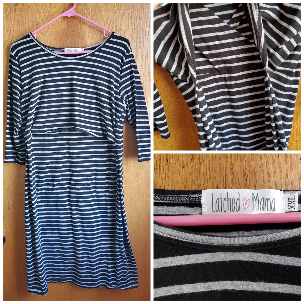 Latched mama nursing dress